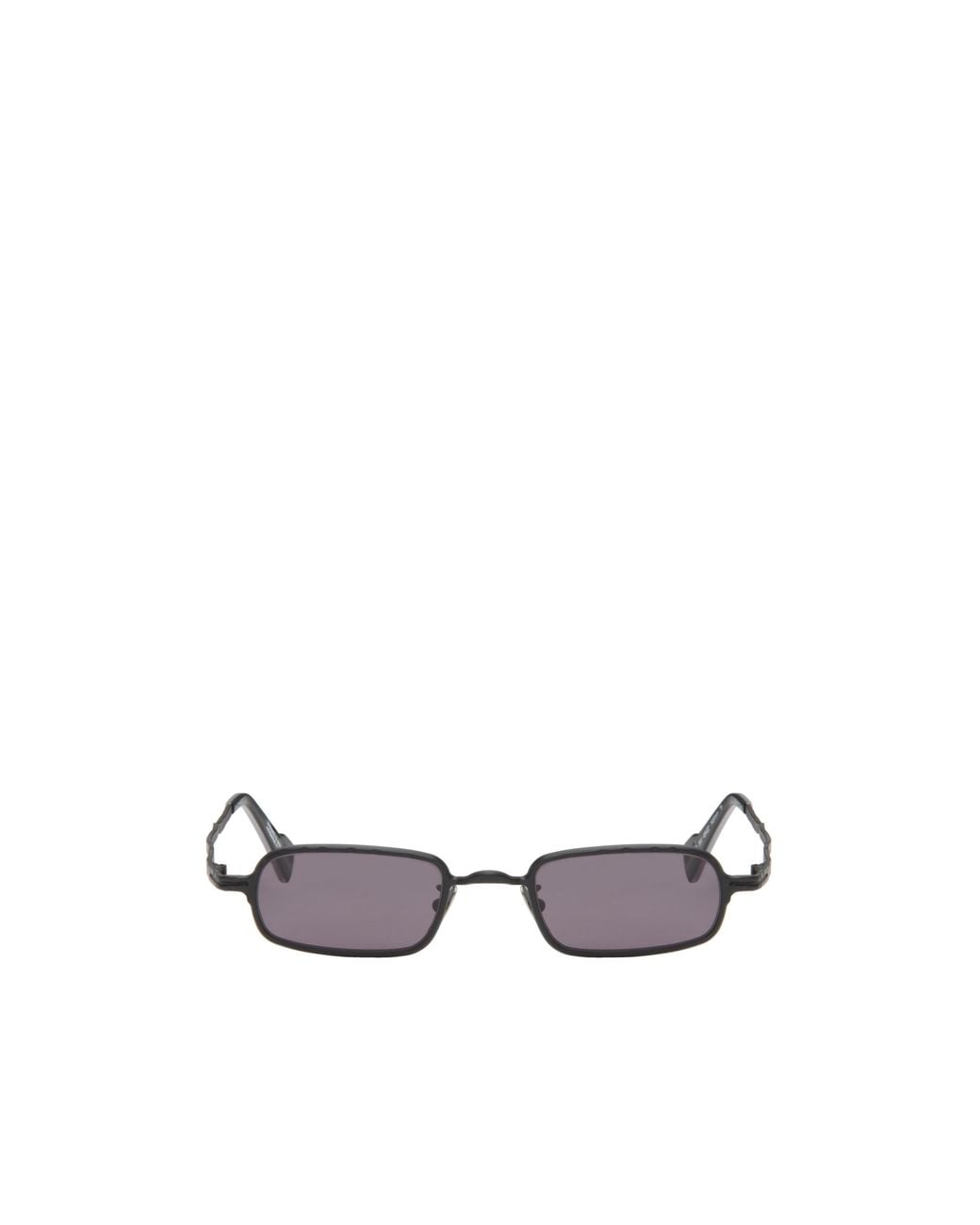 Kuboraum White Rectangular Sunglasses for men