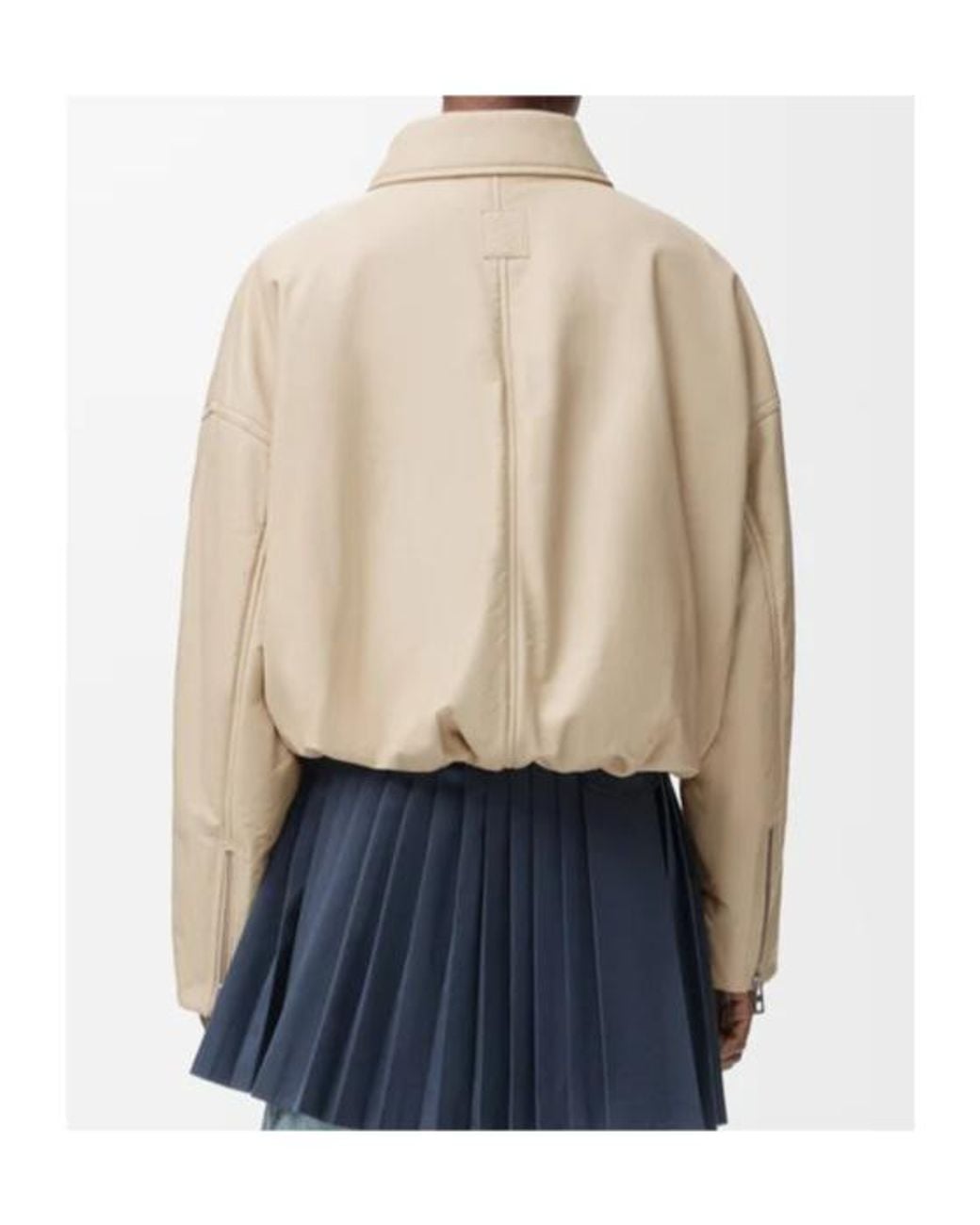 Loewe Natural Zips Belted Biker Jacket