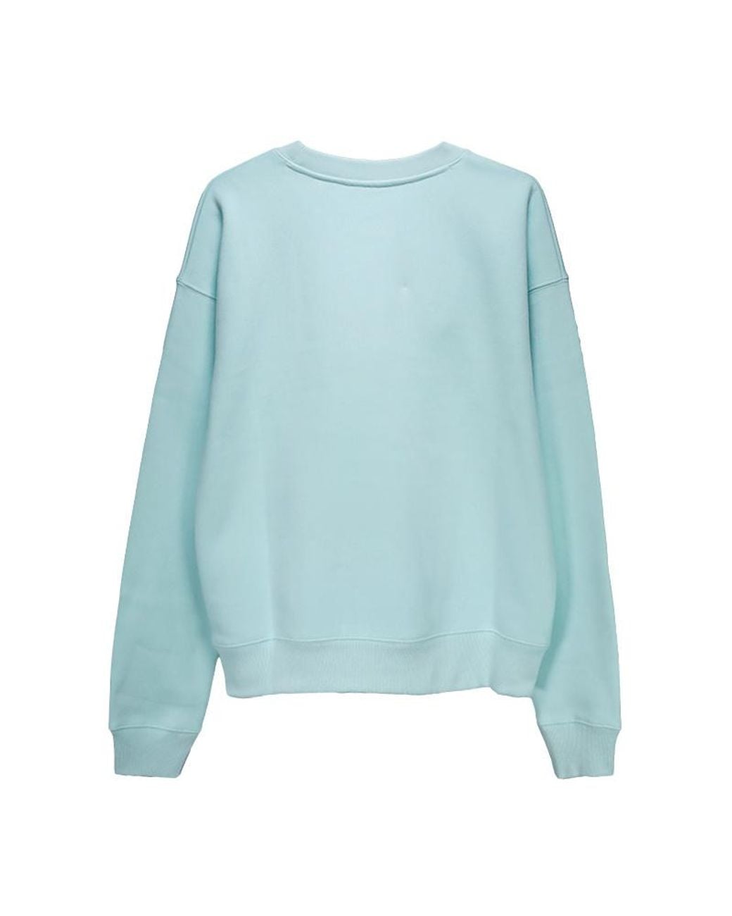 Maison Kitsuné Blue Maison Kitsuné Bold Fox Head Patch Crewneck Sweatshirt