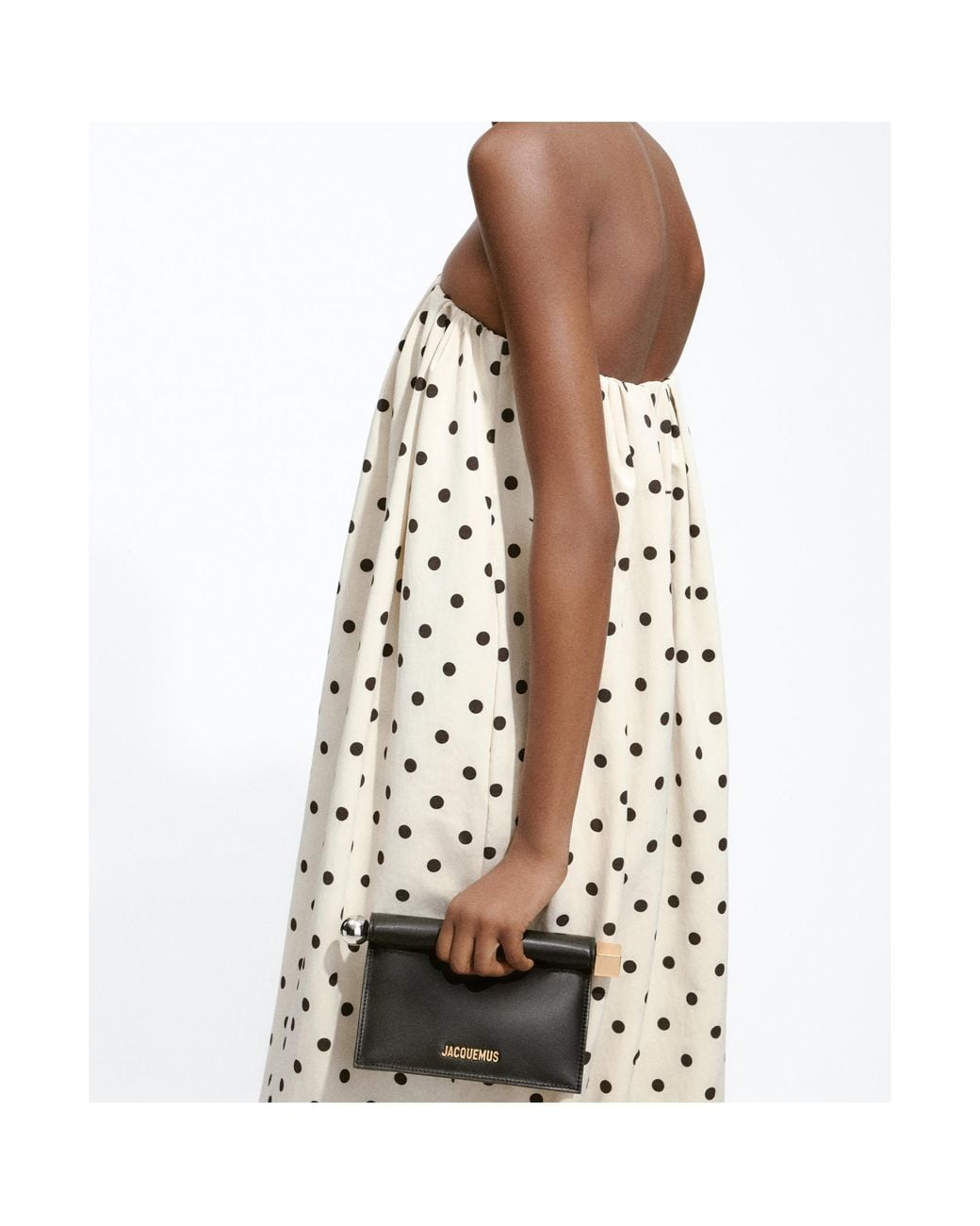 Jacquemus Black Rond Carré Small Clutch Bag