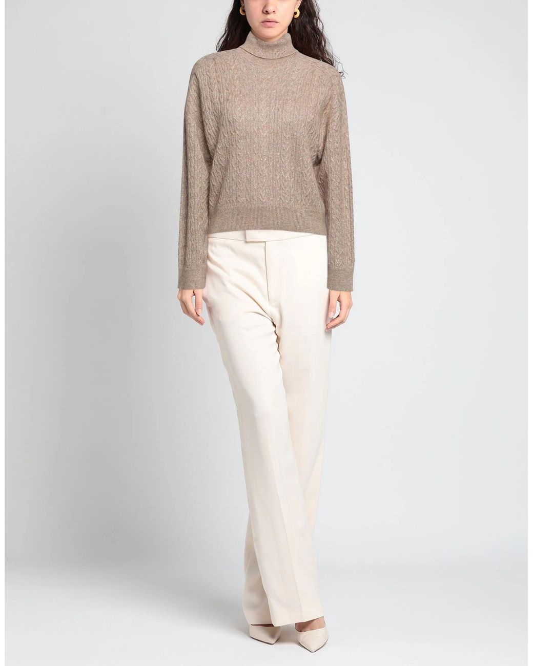Brunello Cucinelli Natural Turtleneck
