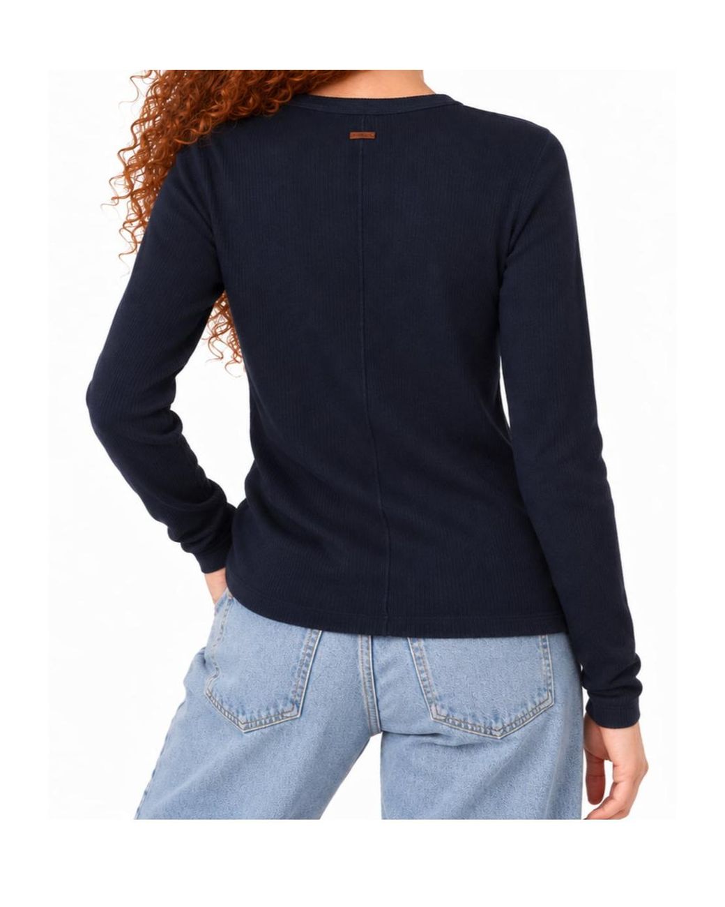 Max Mara Black Salmone Ribbed-Knit Crewneck Top