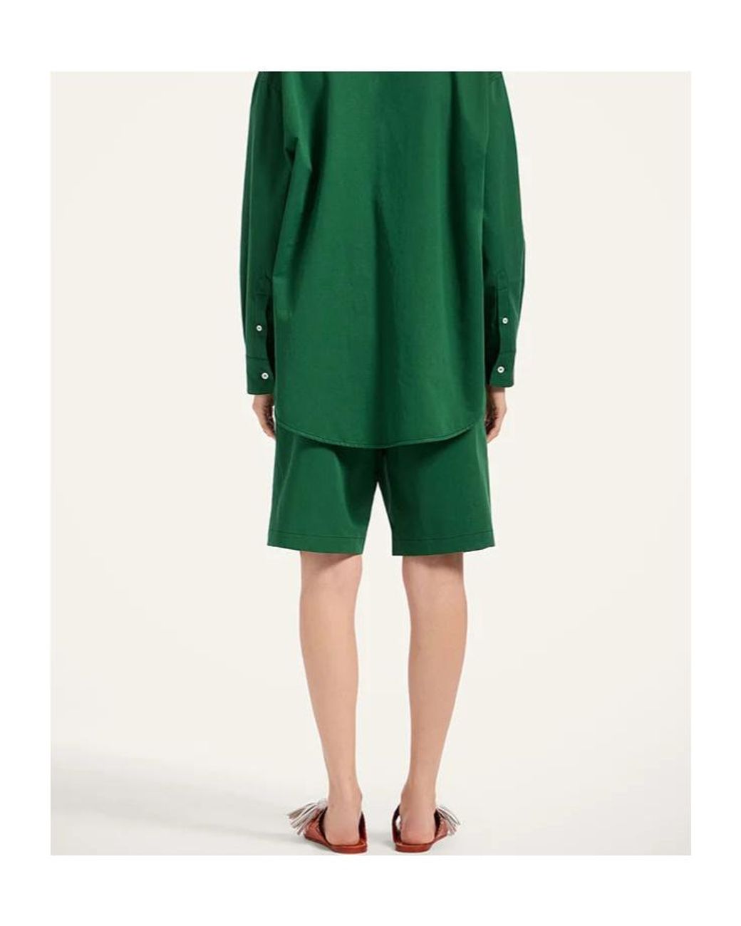 LaDoubleJ Green La Doublej Boyfriend Shorts