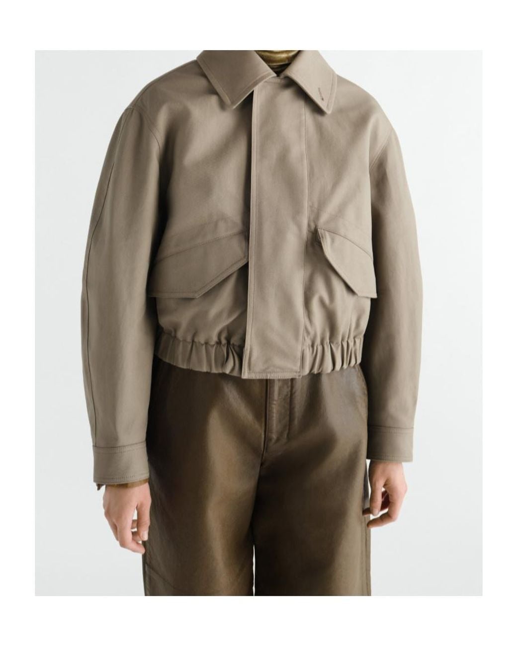 Lemaire Brown Short Blouson
