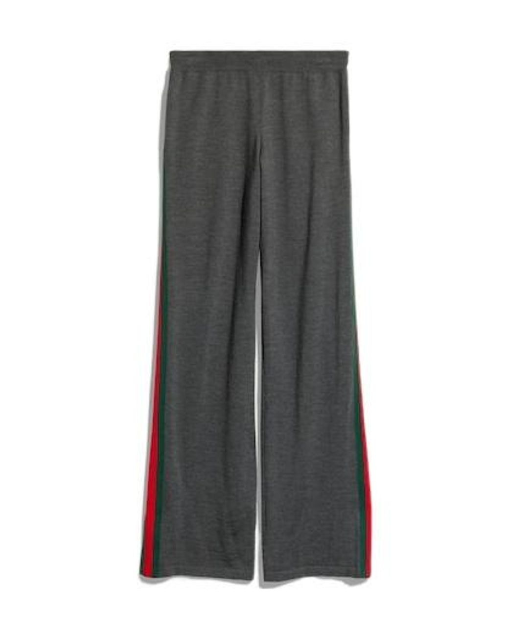 Gucci Multicolor Fine Wool Leisure Pants With Web for men