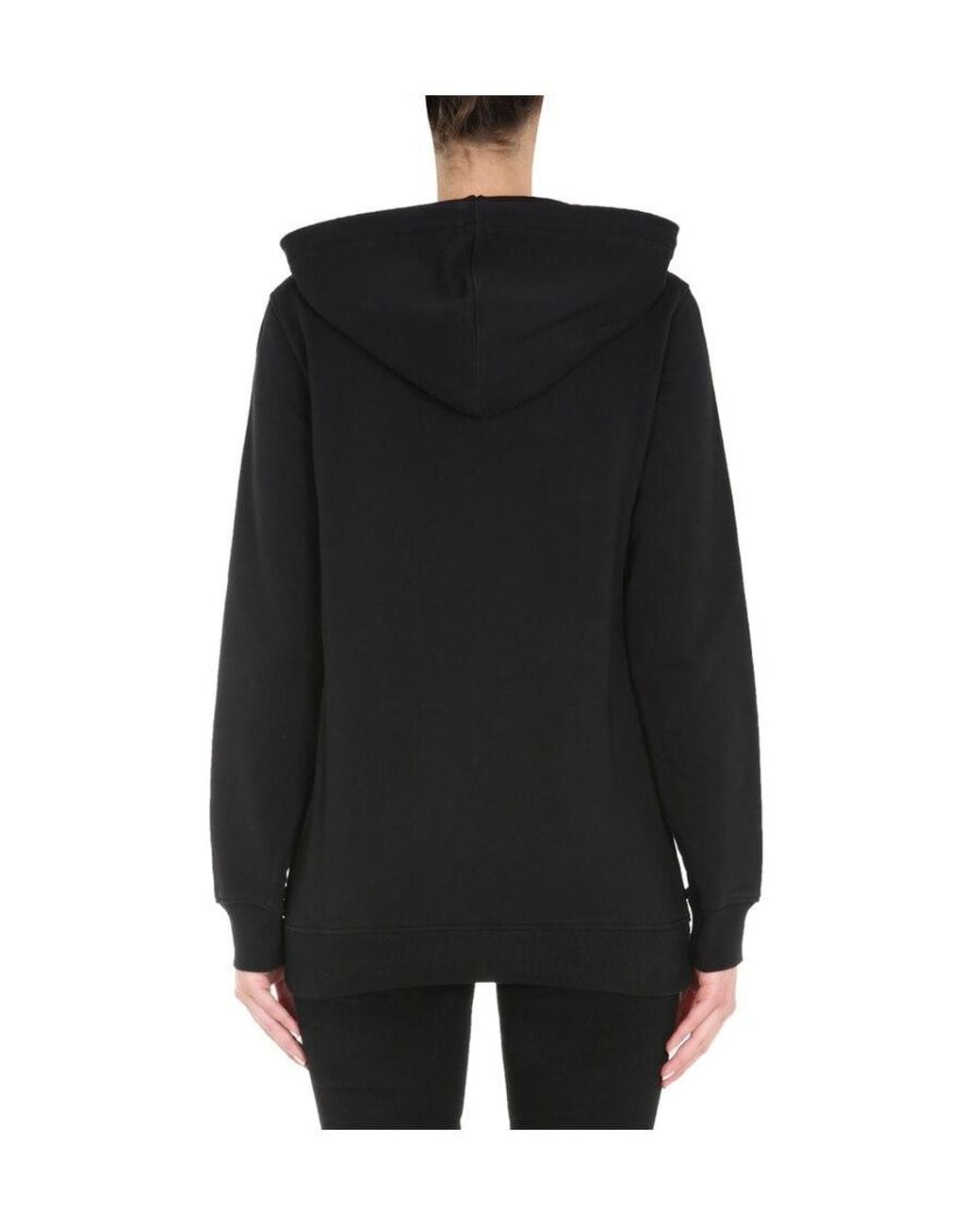 Moschino Black Teddy Bear-Print Hoodie