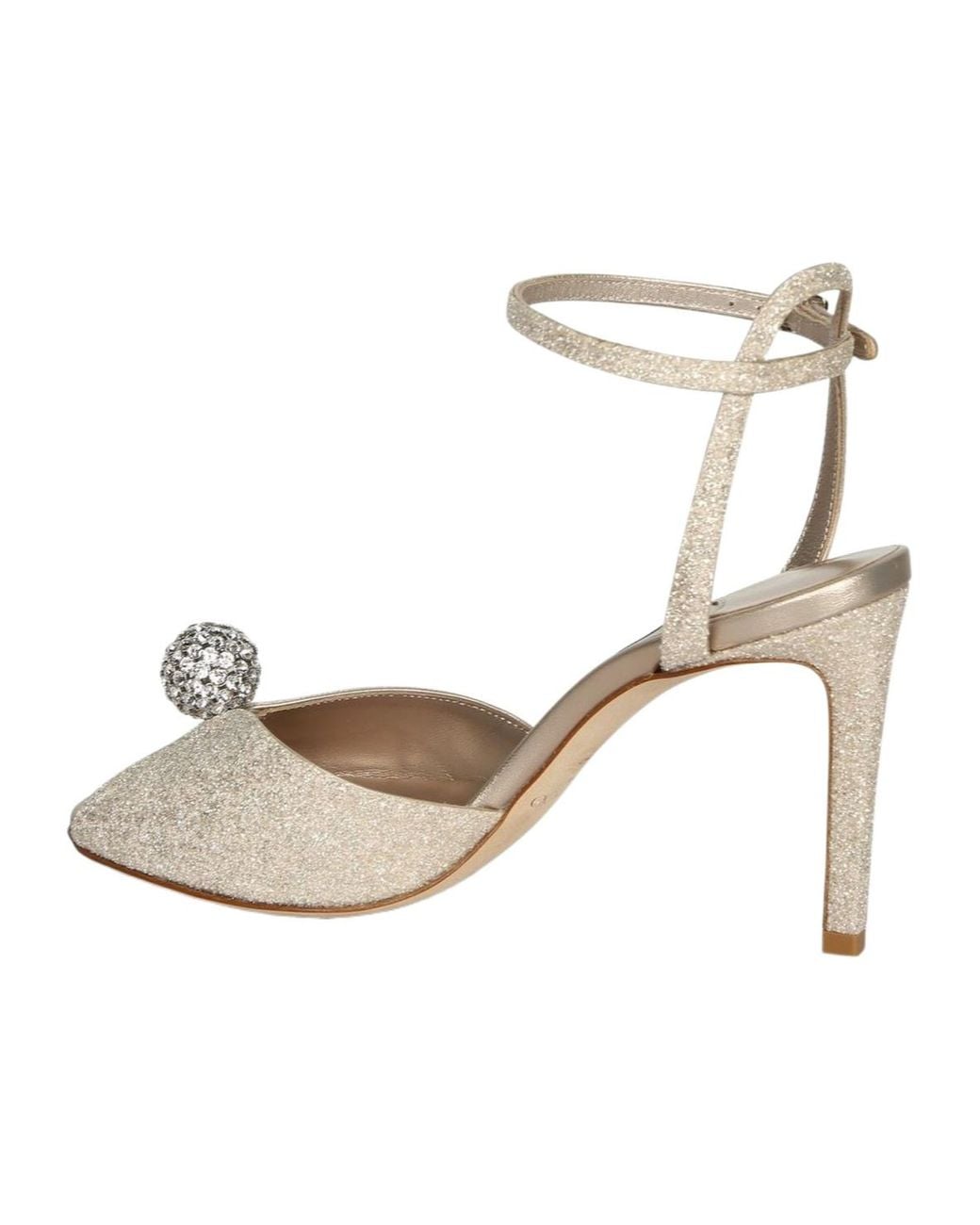 Jimmy Choo Metallic Sacora 85 Sandals