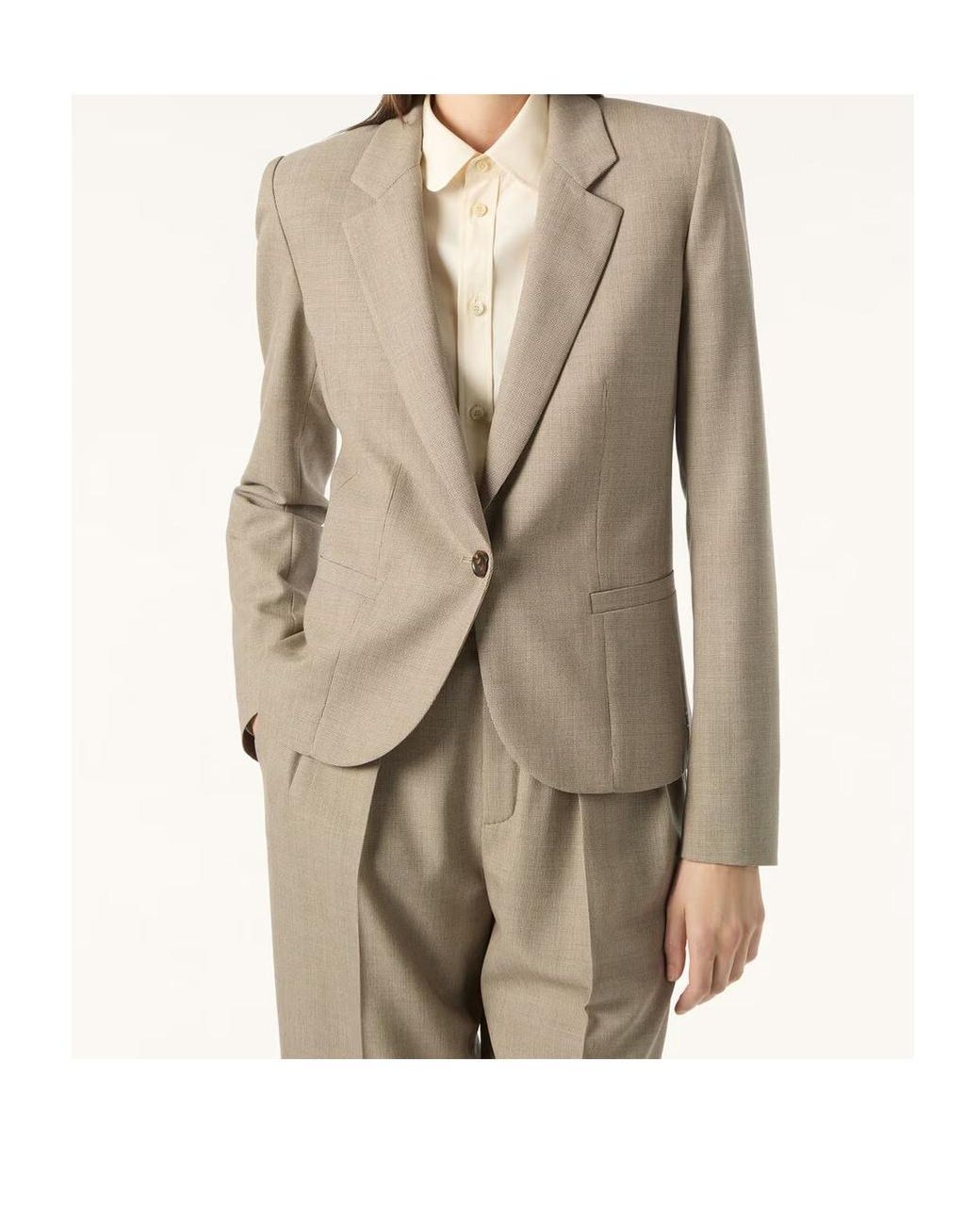 Loro Piana Natural Lindy Blazer