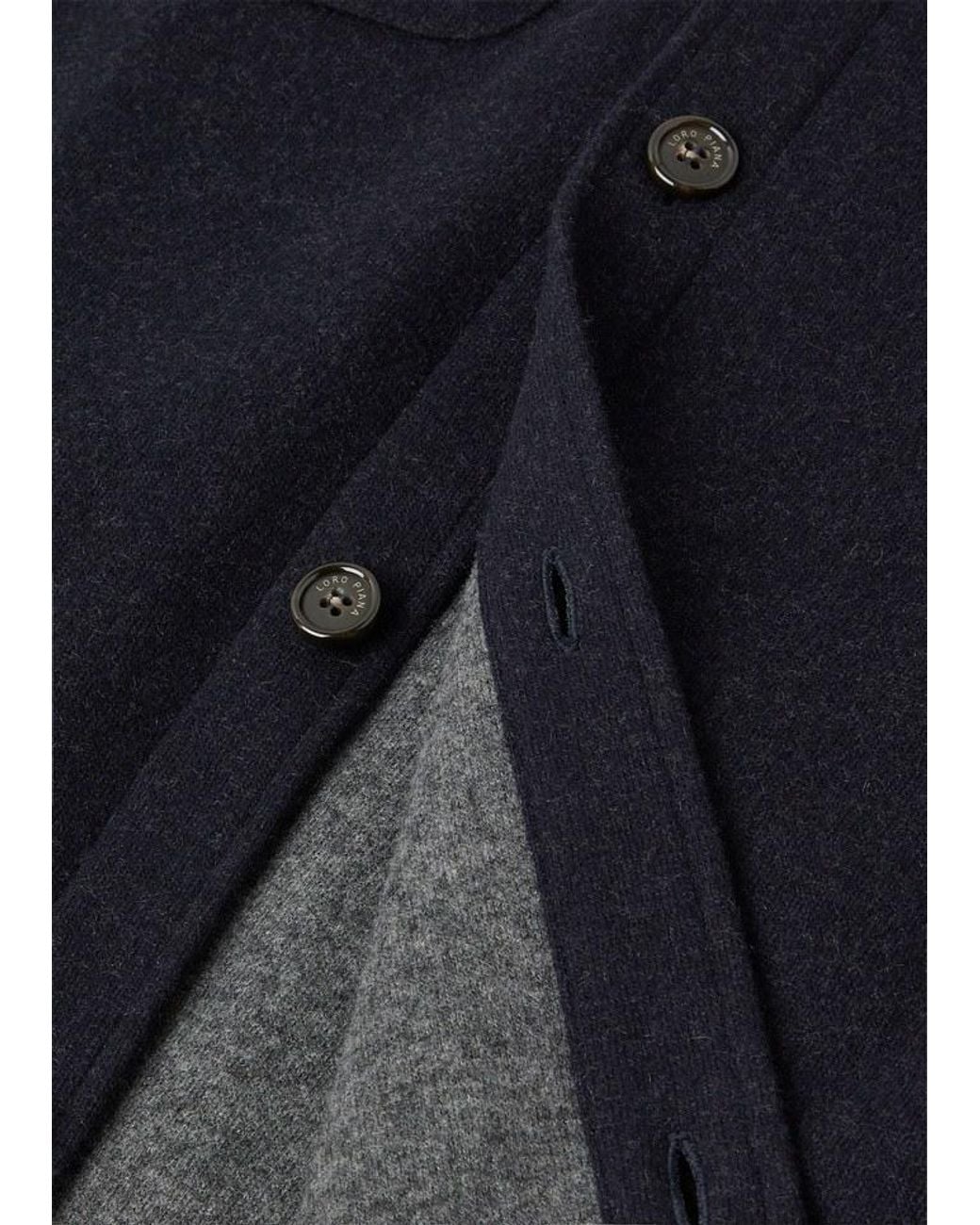 Loro Piana Blue Buttoned Pocket Jacket for men