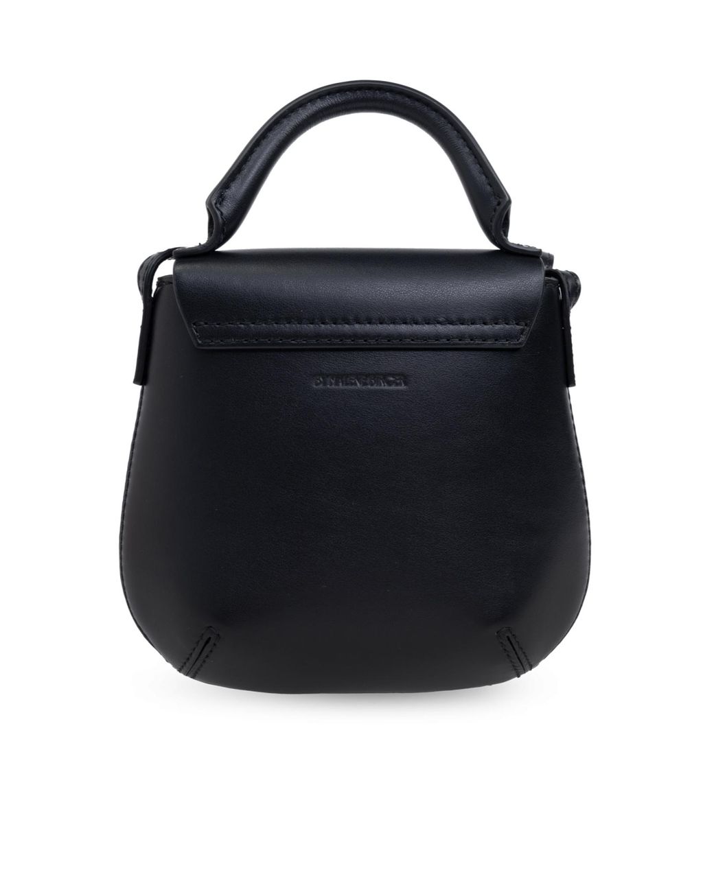 By Malene Birger Black Signature Flap Crossbody Bag