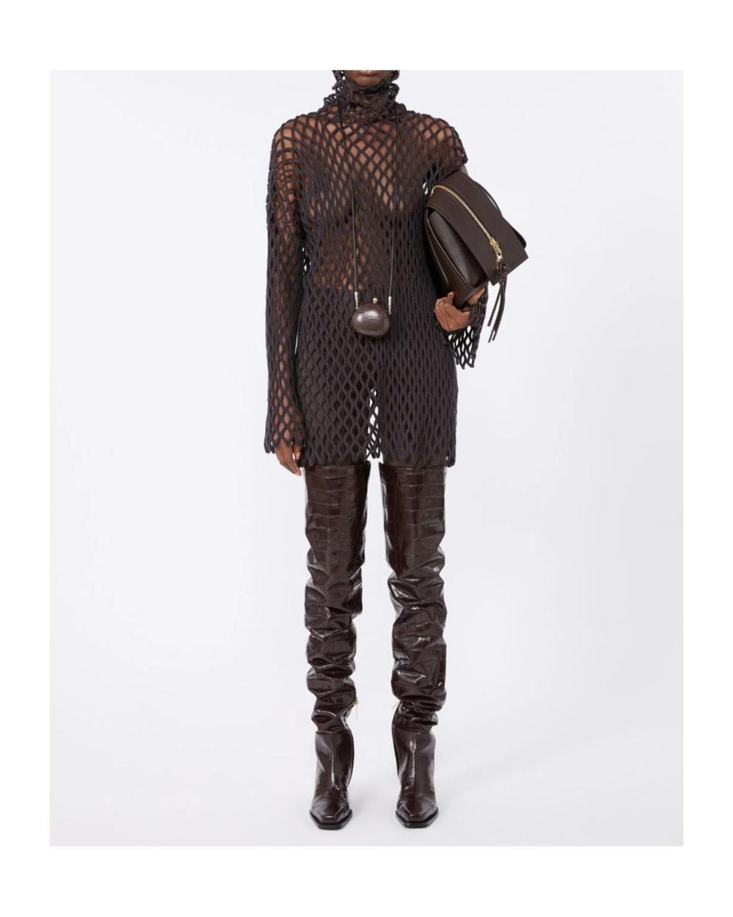 Sportmax Brown Spstenace Slim Leggings