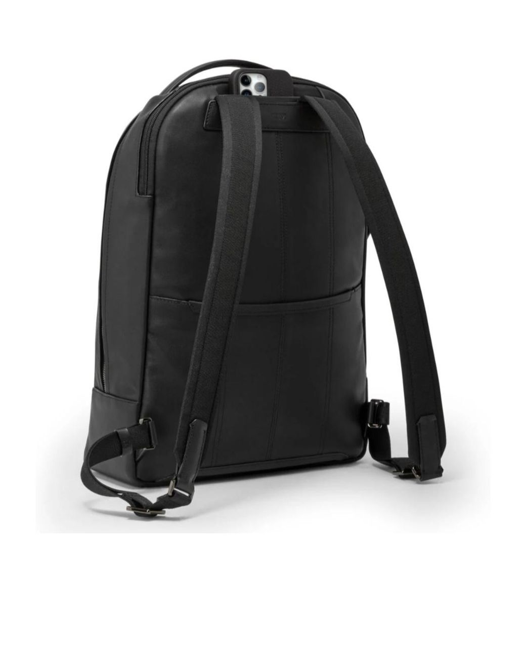 Tumi Black Harrison Warren Zip Backpack for men