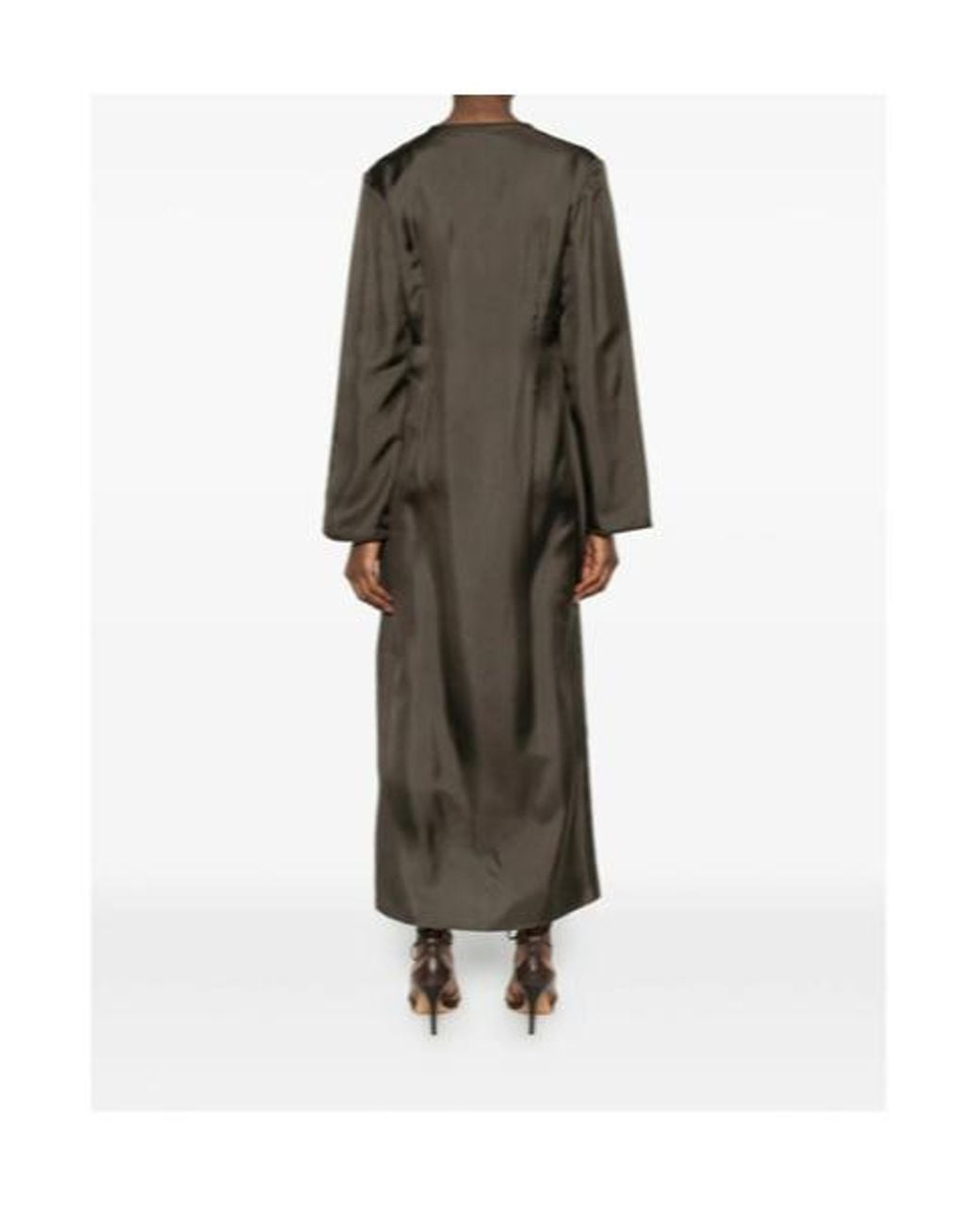 Rohe Gray Pankou Closure Dress