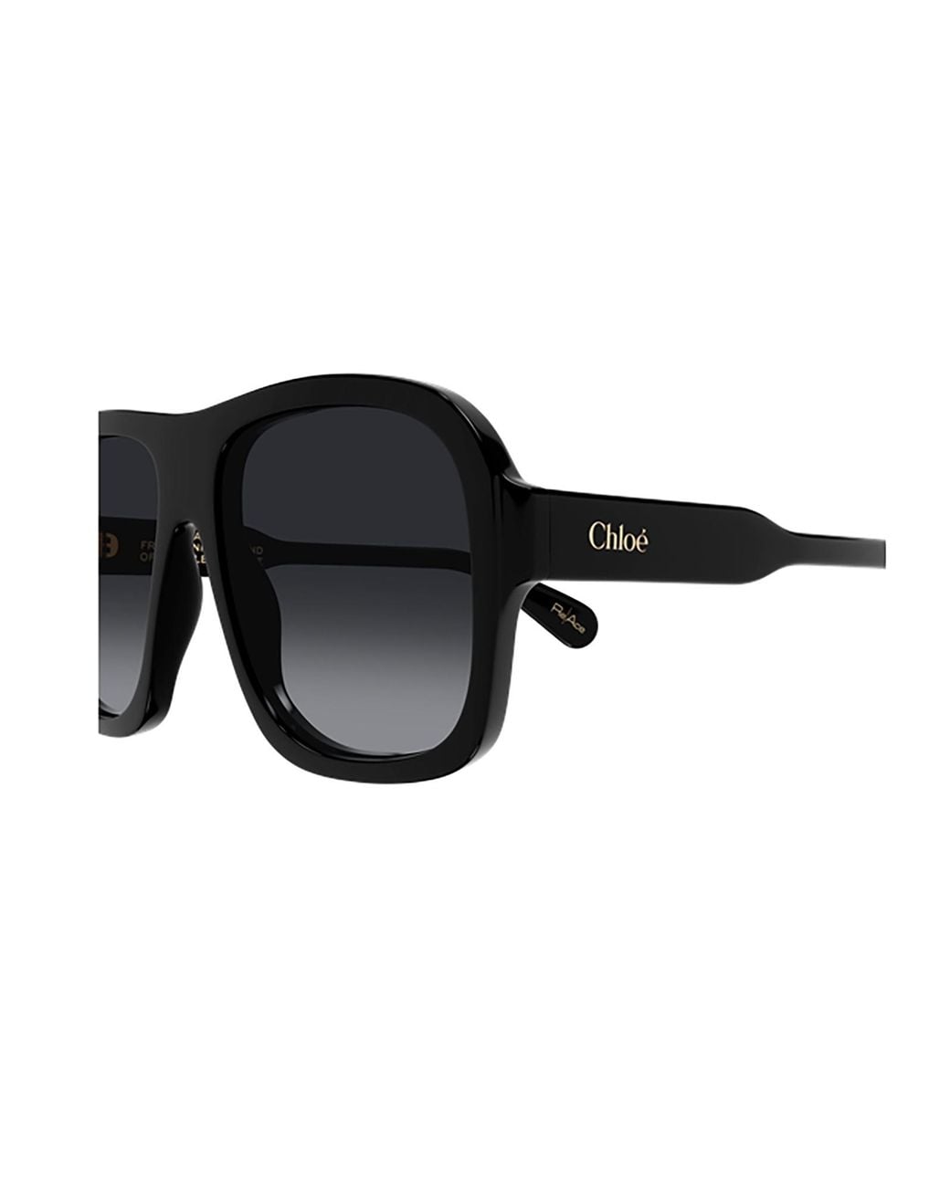 Chloé Black Chloé Eyewear Square Frame Sunglasses
