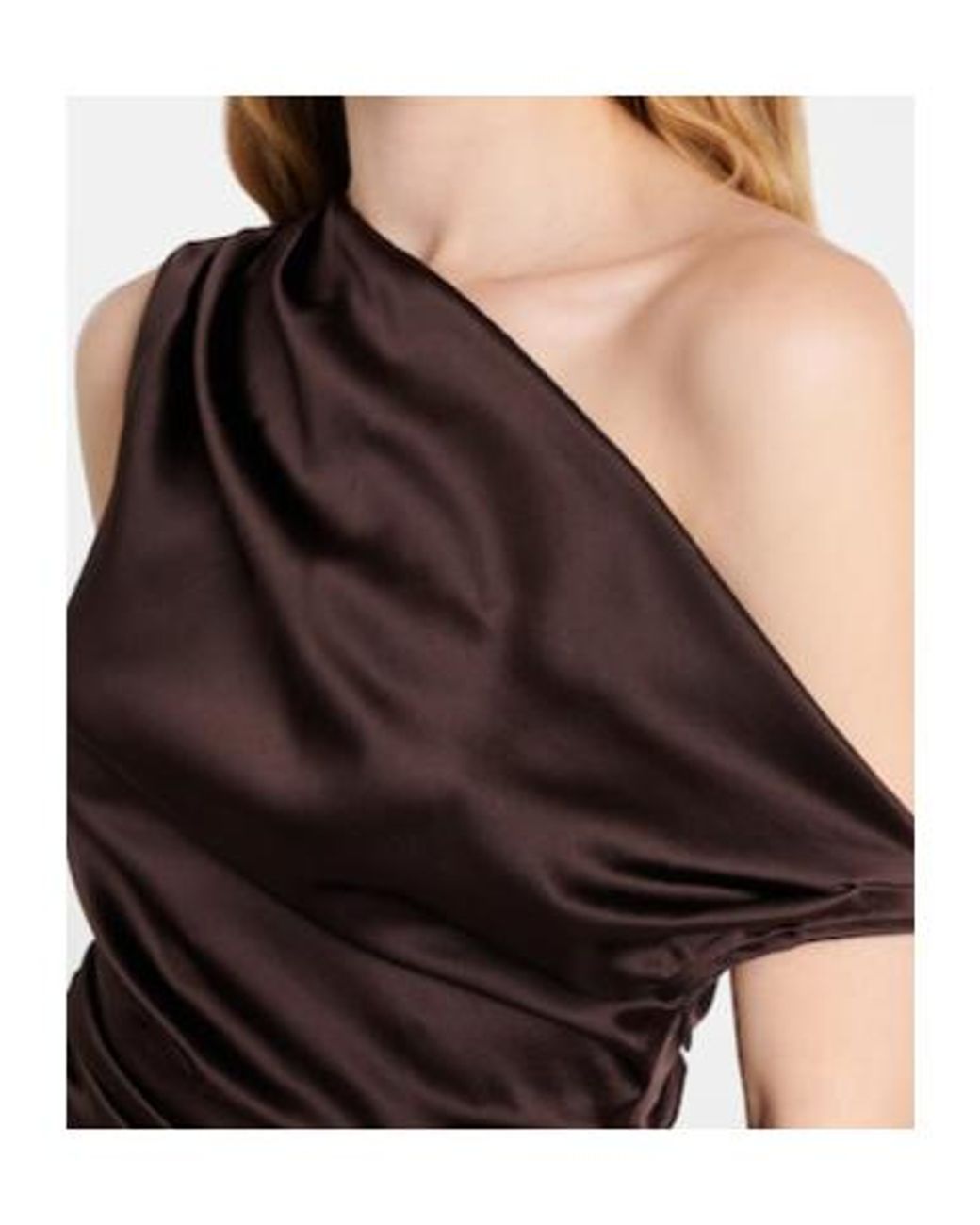 Staud Black Phare Silk-Blend Satin Cocktail Dress