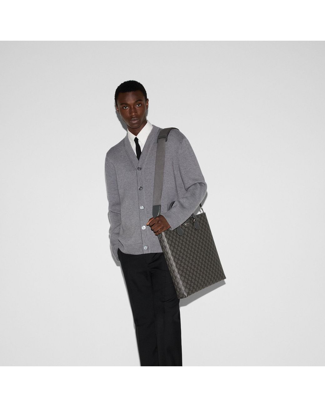 Gucci Black Ophidia Medium Tote Bag for men