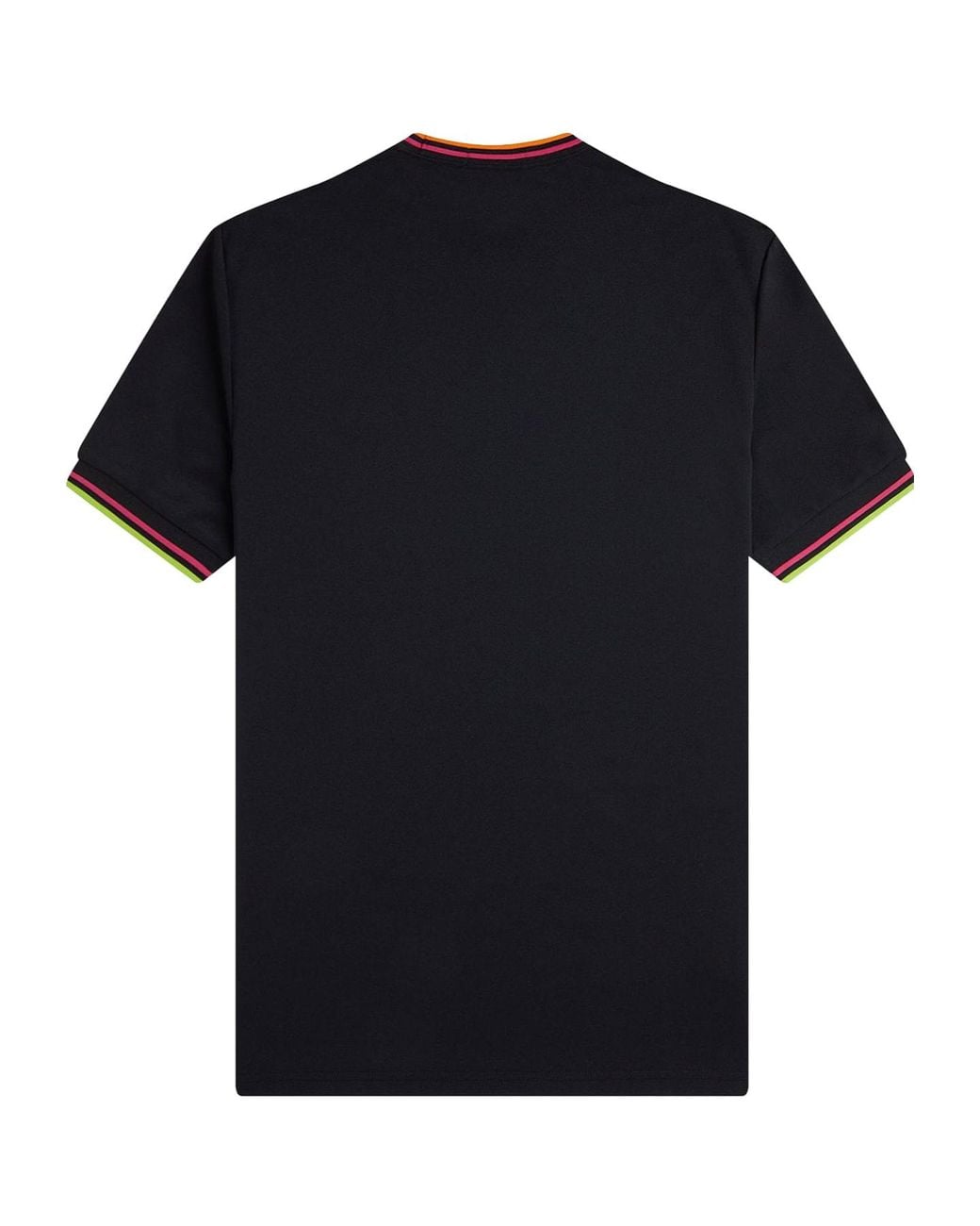 Fred Perry Black Twin Tipped Tennis T-Shirt for men
