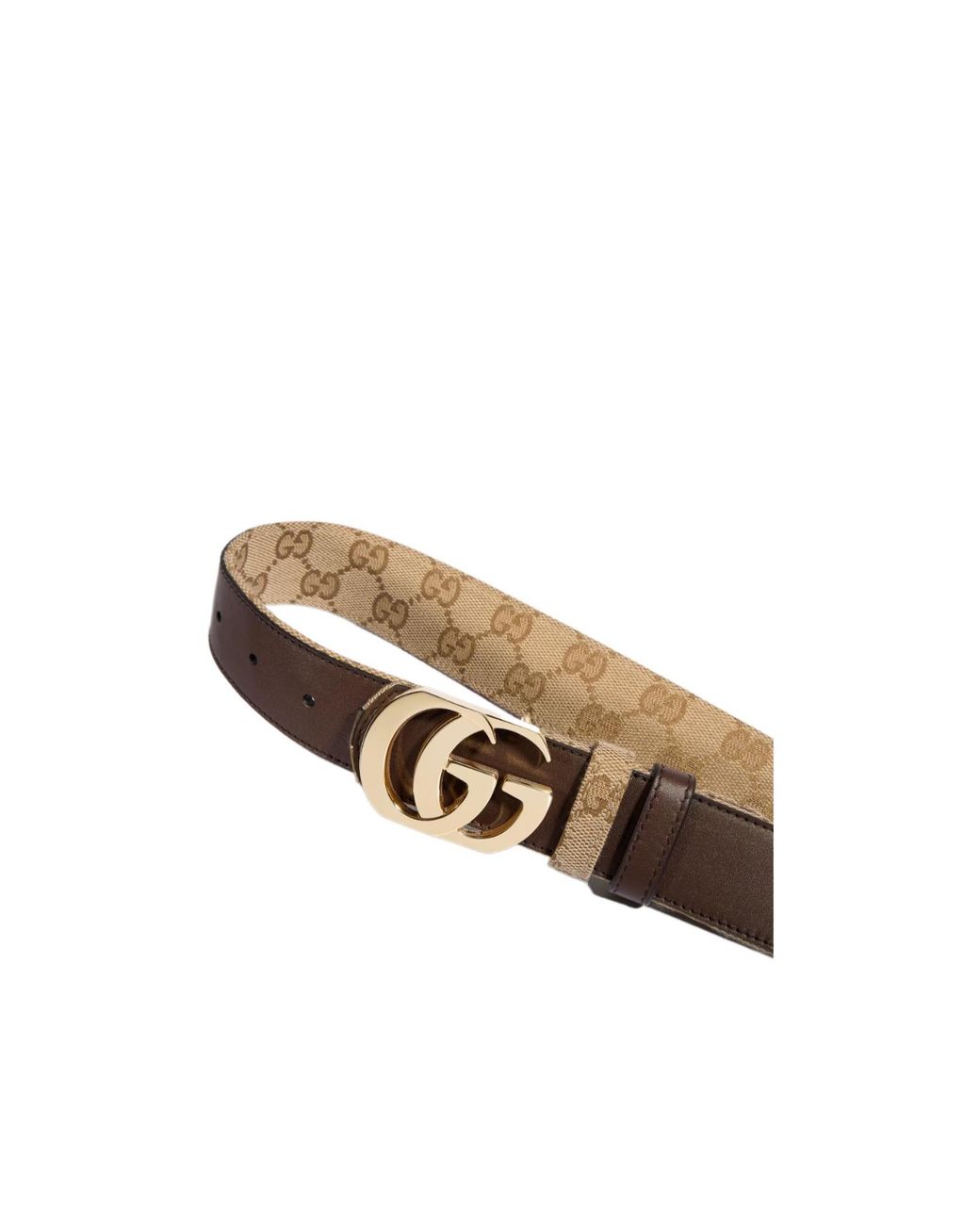 Gucci Metallic Cut Gg Marmont Reversible Belt
