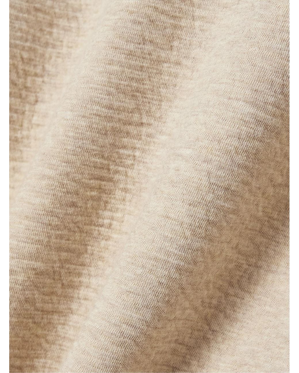 Proenza Schouler Natural Genevieve Striped Cotton-Blend Cloqué Polo Shirt
