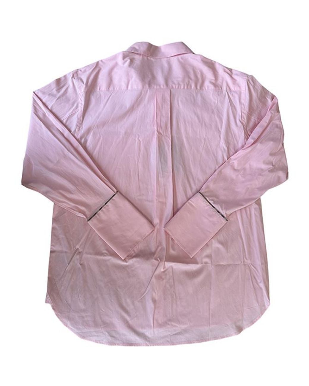 Burberry Purple Single Breasted Long Sleeve Shirt