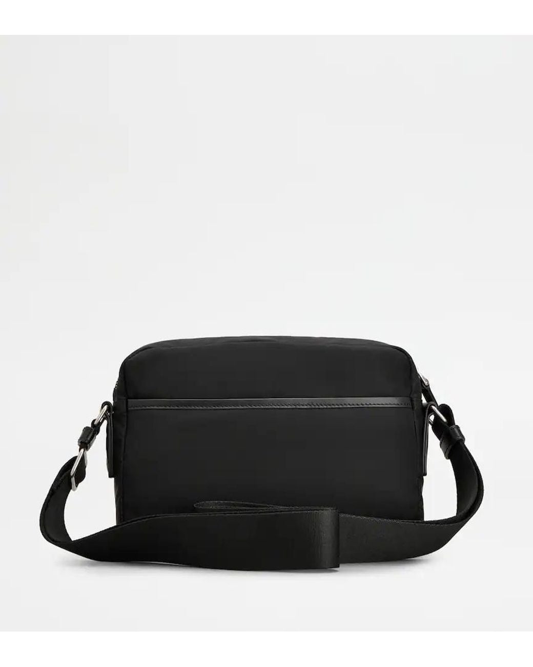 Tod's Black Camera Mini Messenger Bag for men