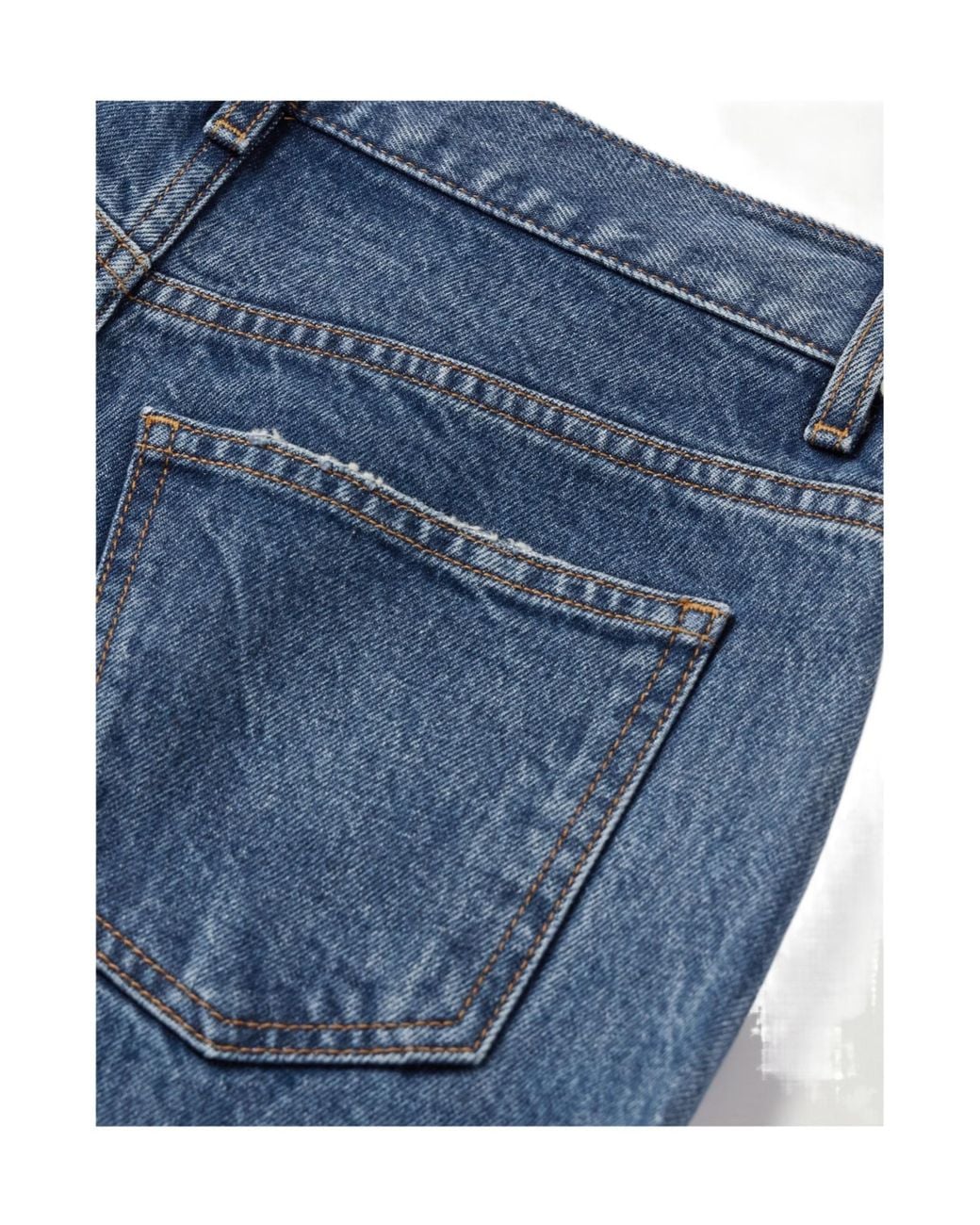Khaite Blue Kerrie Straight-Leg Jeans