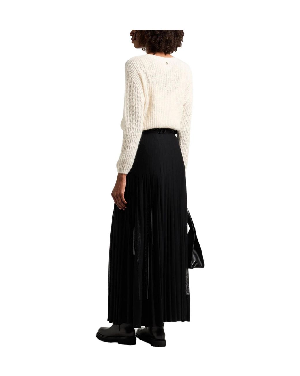 Burberry Black Long Skirts