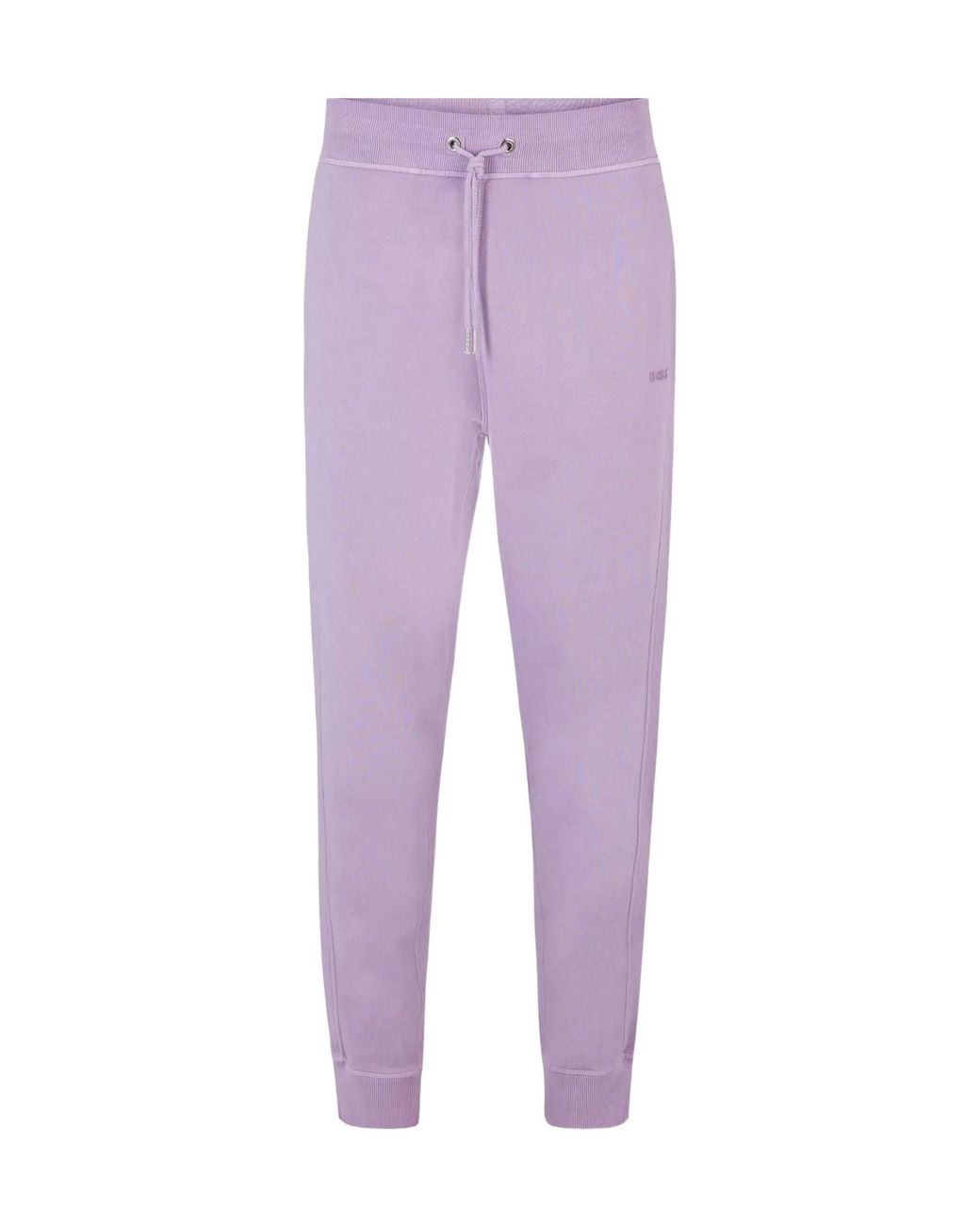 Boss Purple Sefadelong Closed Hem Jogging Bottoms for men