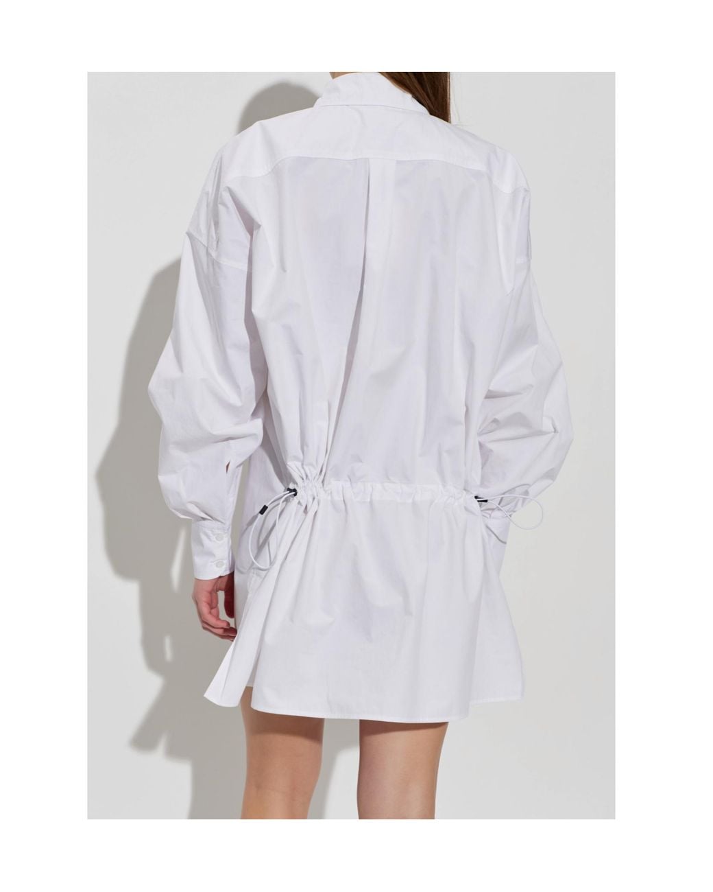 Coperni White Long-Sleeved Buttoned Shirt