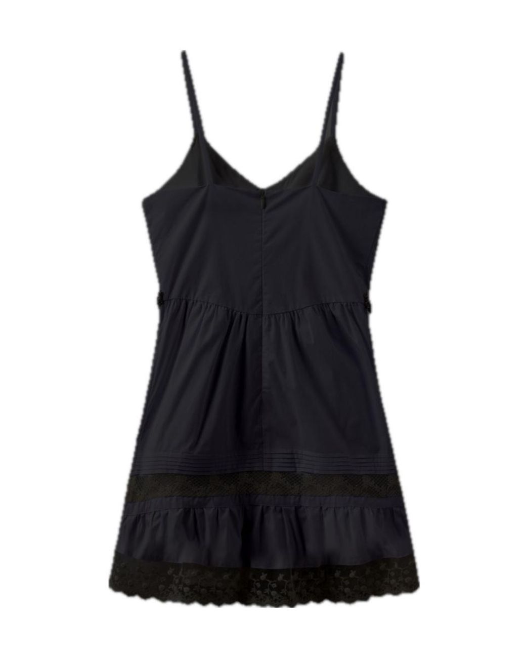 Marissa Chiara Black Suspender Dress