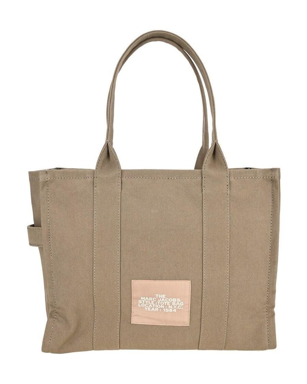 Marc Jacobs Natural Logo Printed Handbag