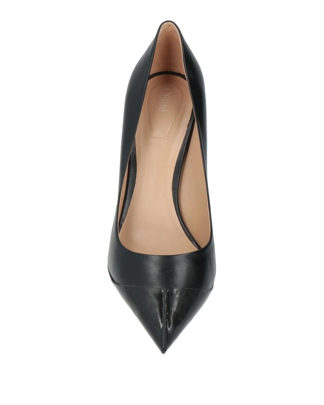 Chloé Black Leather Courts