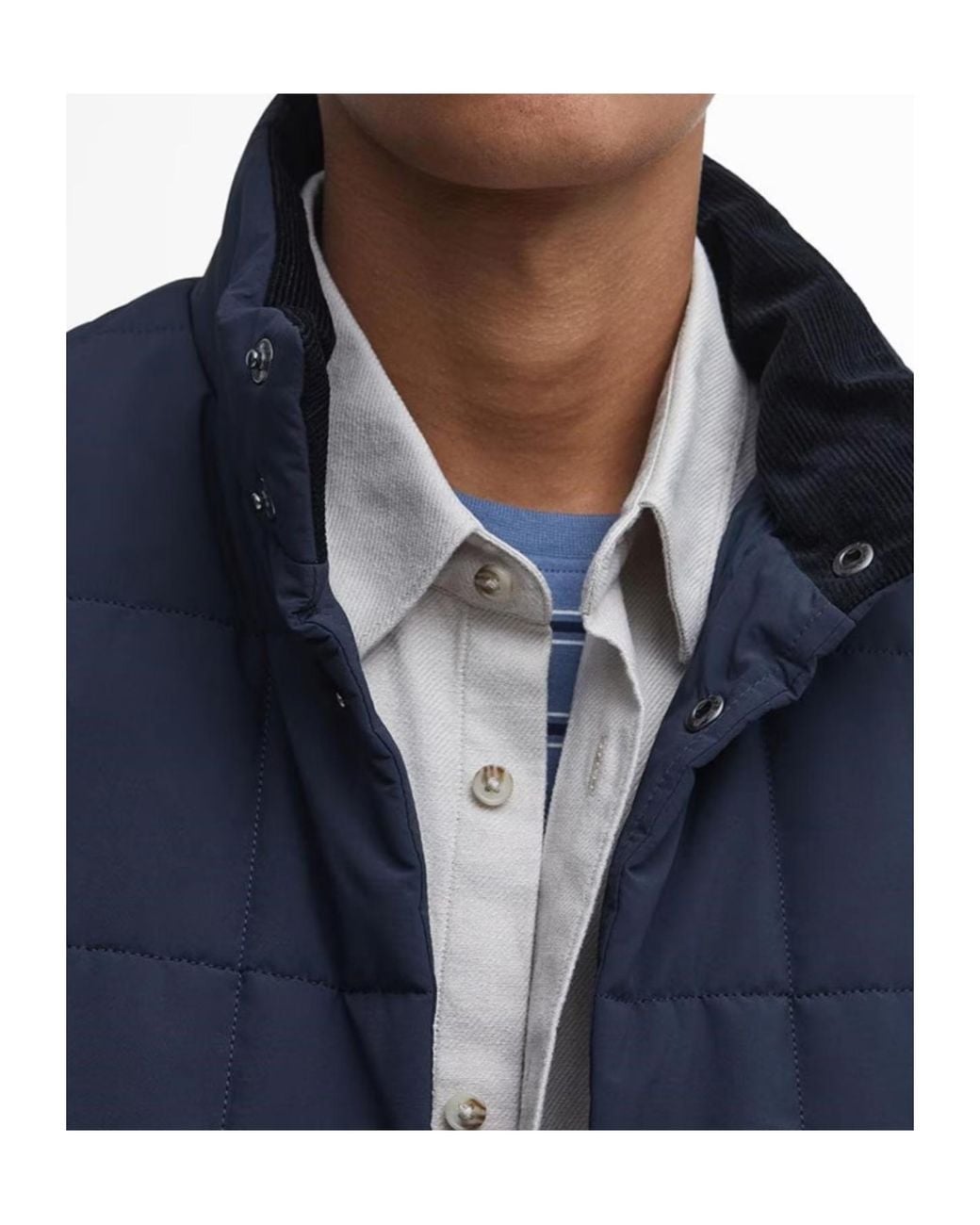 Barbour Blue Long-Sleeve Casual Jacket for men