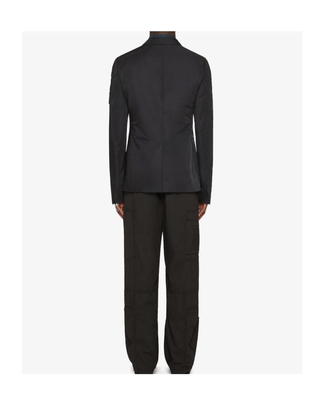 Givenchy Black Single-Breasted Long-Sleeved Jacket for men