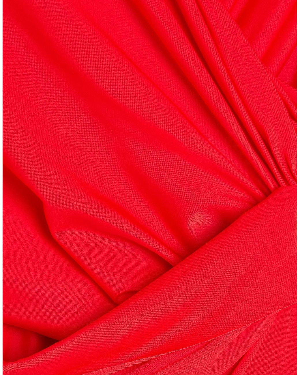 Balenciaga Red Asymmetrical Dress