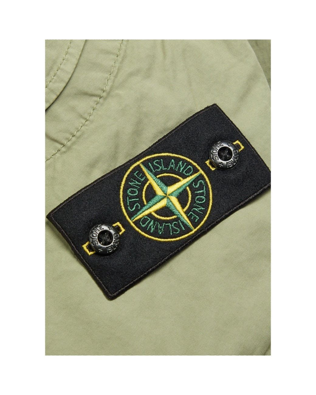 Stone Island Green Straight-Leg Cargo Trousers for men