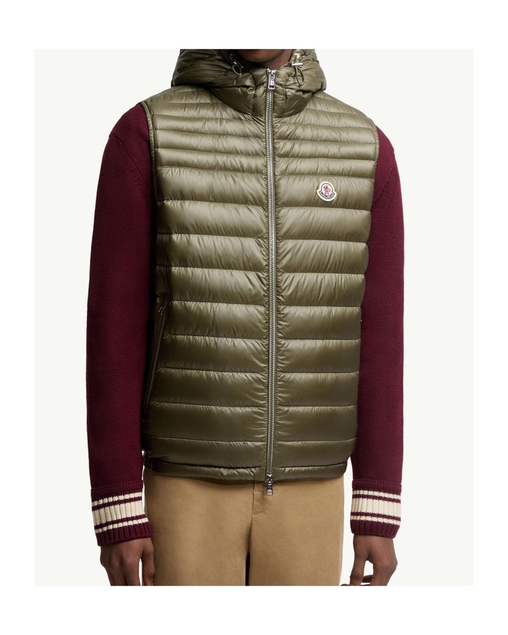 Moncler Green Orant Padded Gilet for men