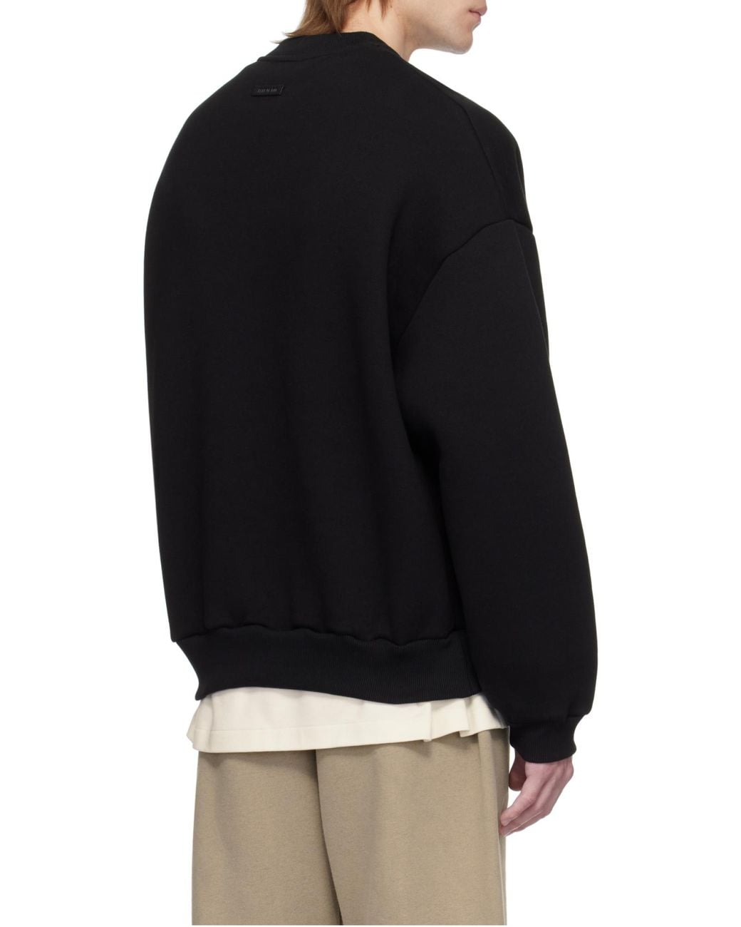 Fear Of God Black Eternal Crewneck Sweatshirt for men