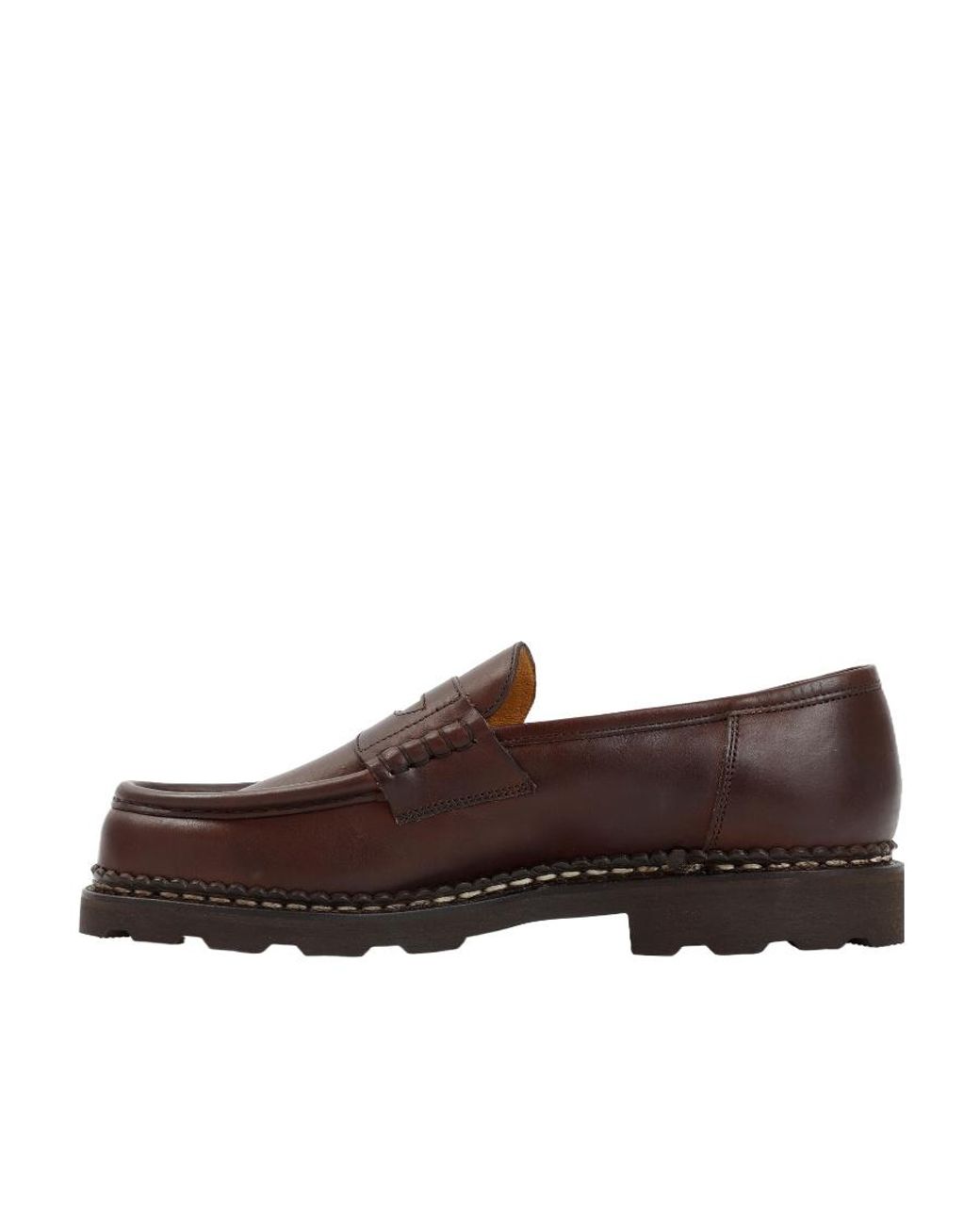 Paraboot Brown Reims Slip-On Loafers for men