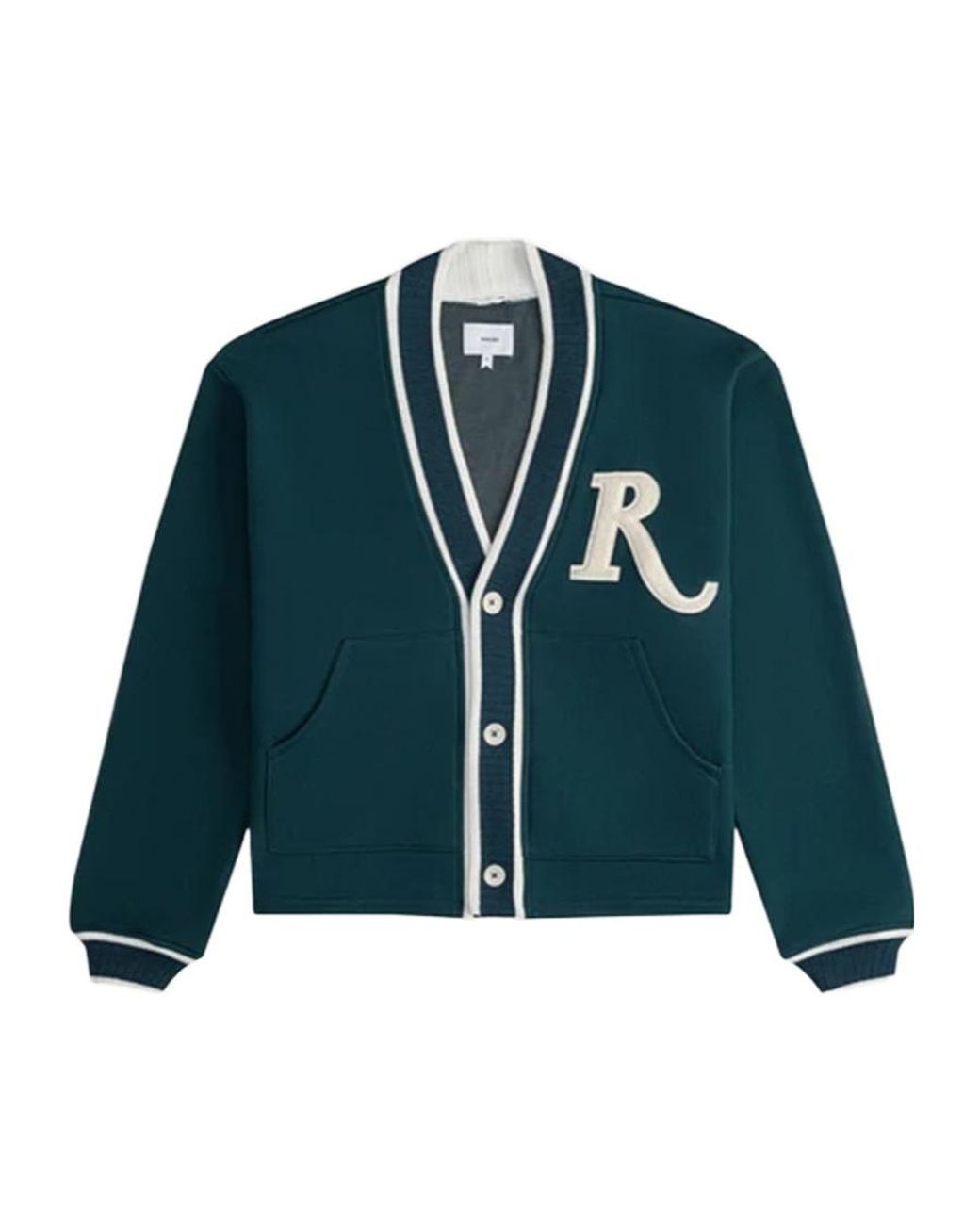 Rhude Blue Long-Sleeved Sweater for men