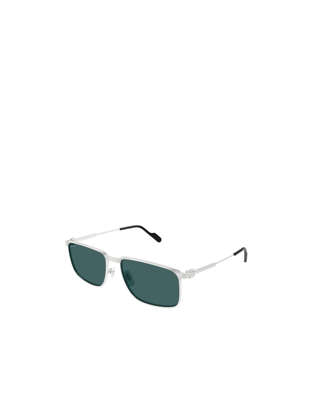Cartier Green Rectangular Sunglasses for men