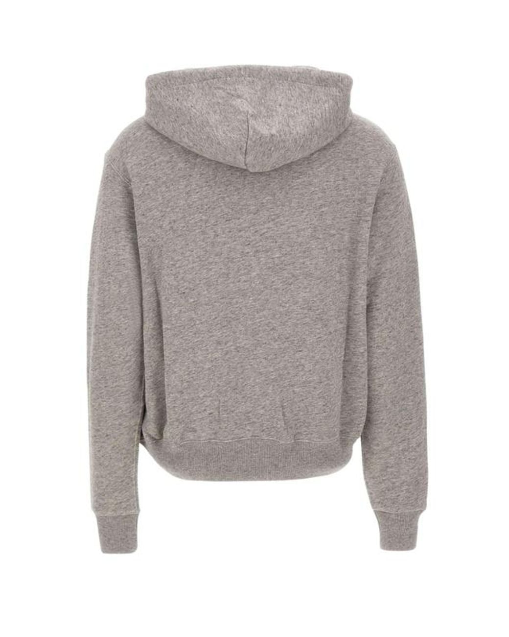 Polo Ralph Lauren Gray Full-Zip Drawstring Hoodie