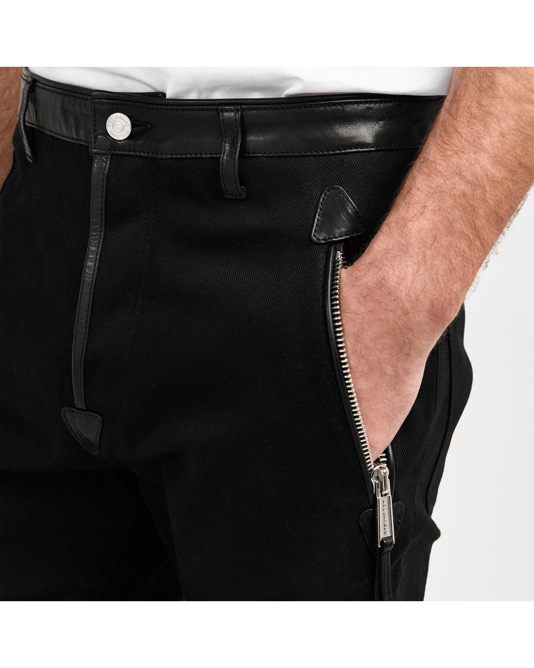 DSquared² Black Straight-Leg Trousers for men