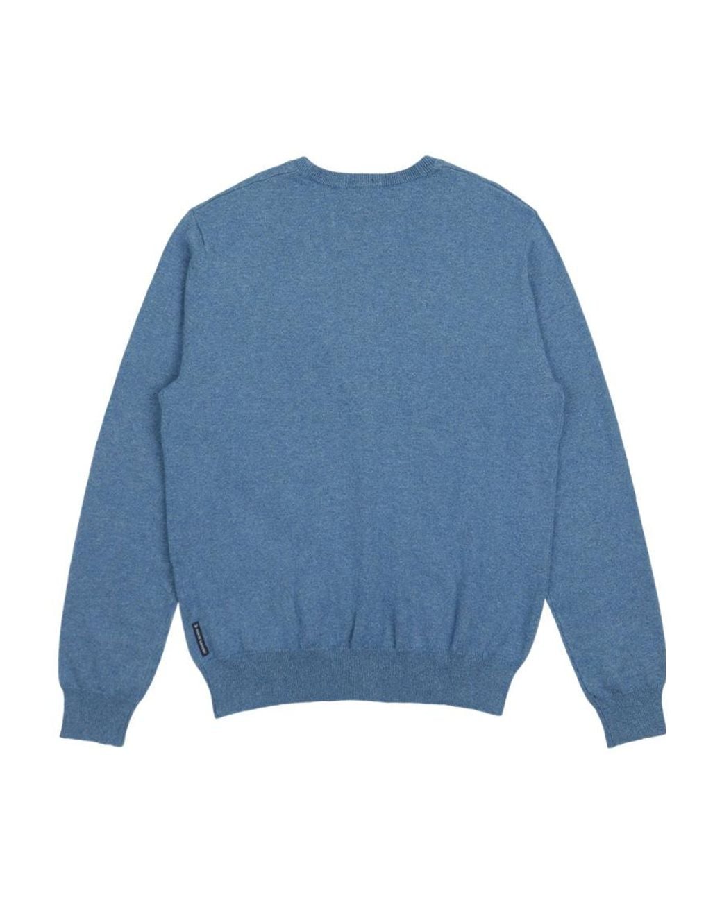 Armani Jeans Blue V-Neck Knitted Cardigan for men