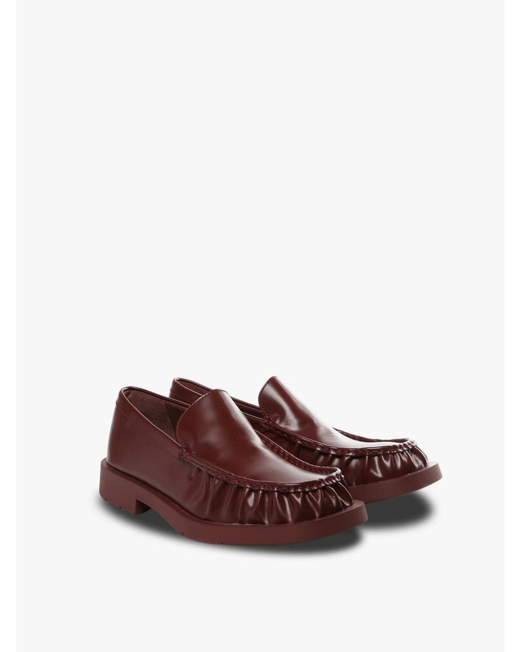 CAMPERLAB Brown Mil 1978 Ruched Loafers for men