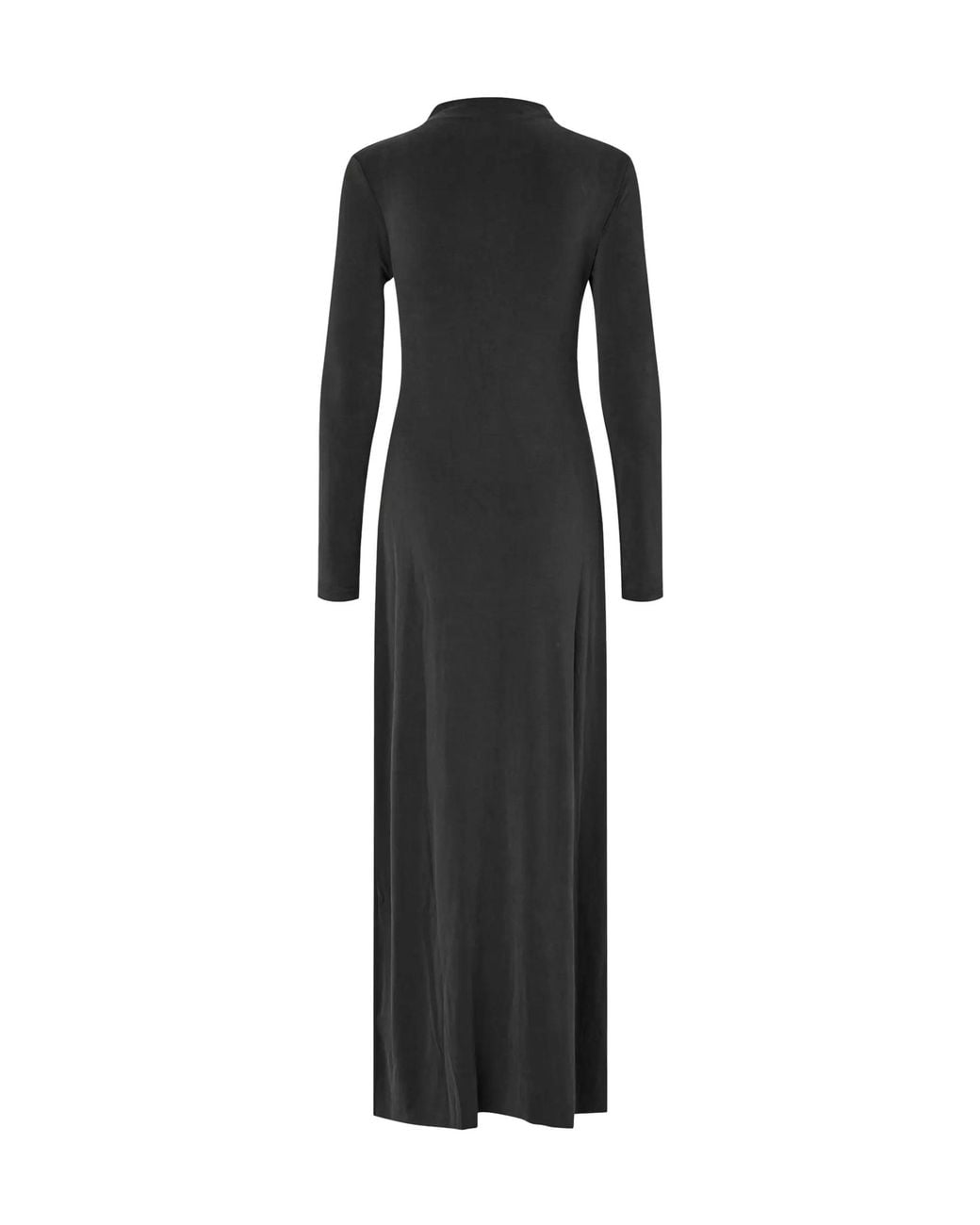 Samsøe & Samsøe Black Pleated Long-Sleeved Dress