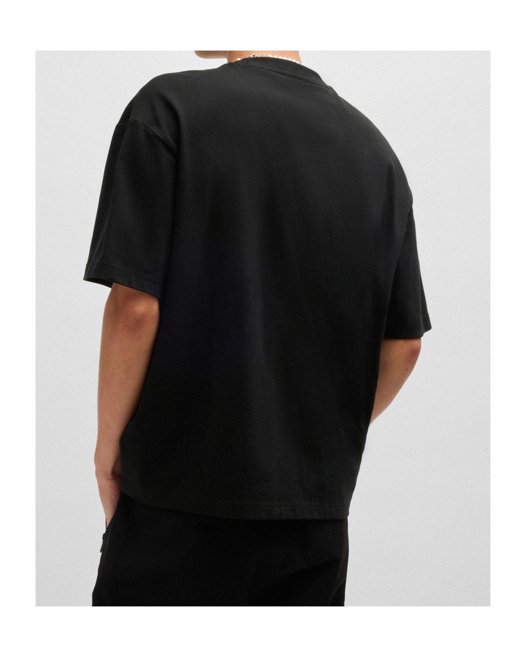 Boss Black Hugo Oversized Crewneck T-Shirt for men