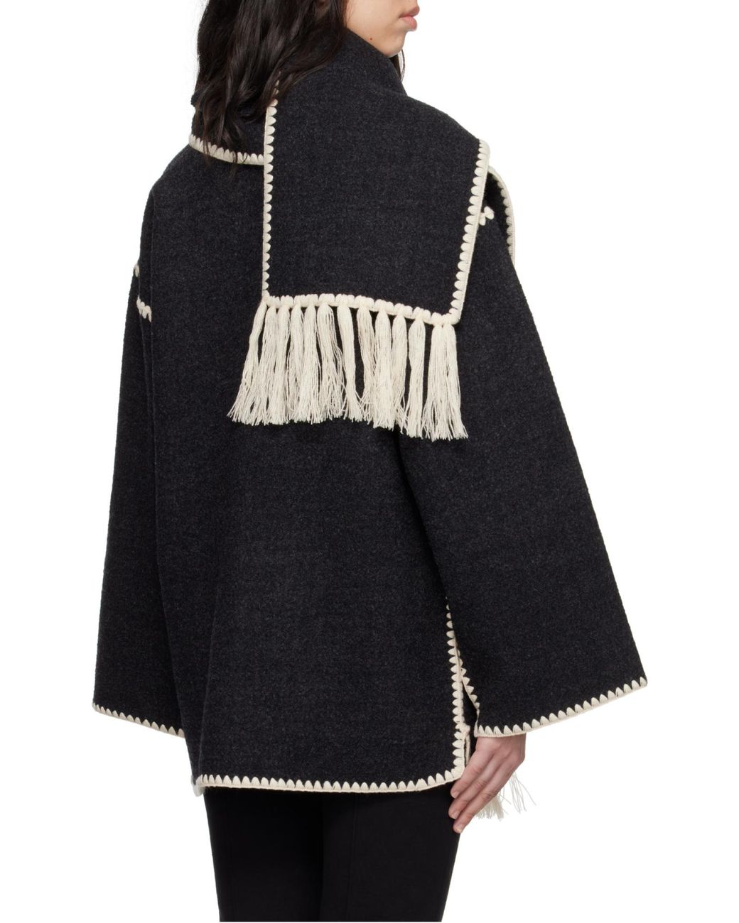 Totême Black Scarf Jacket