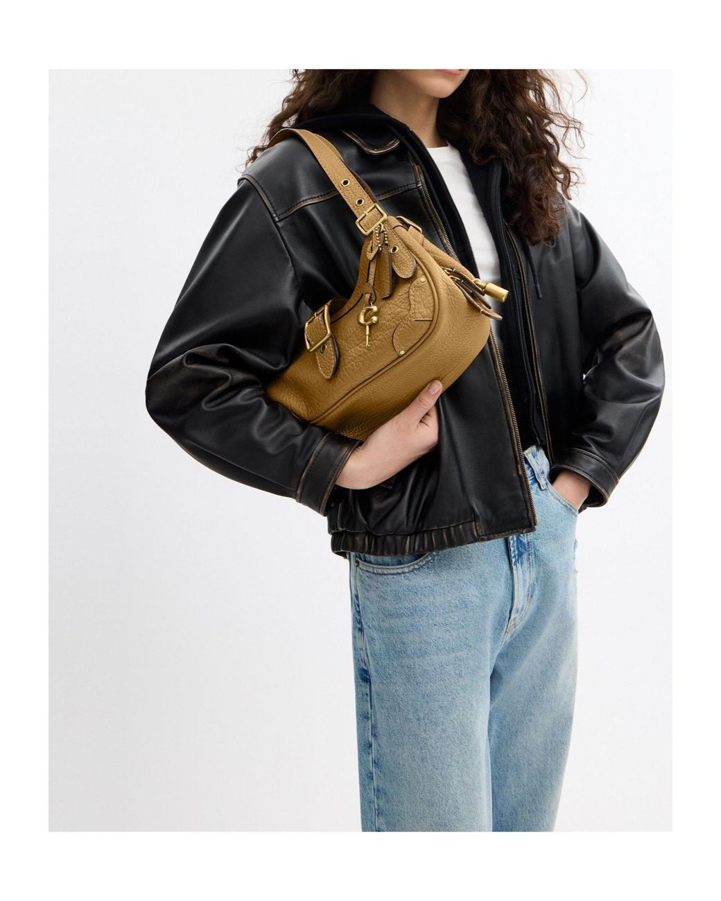 COACH Brown Drifter 31 Shoulder Bag