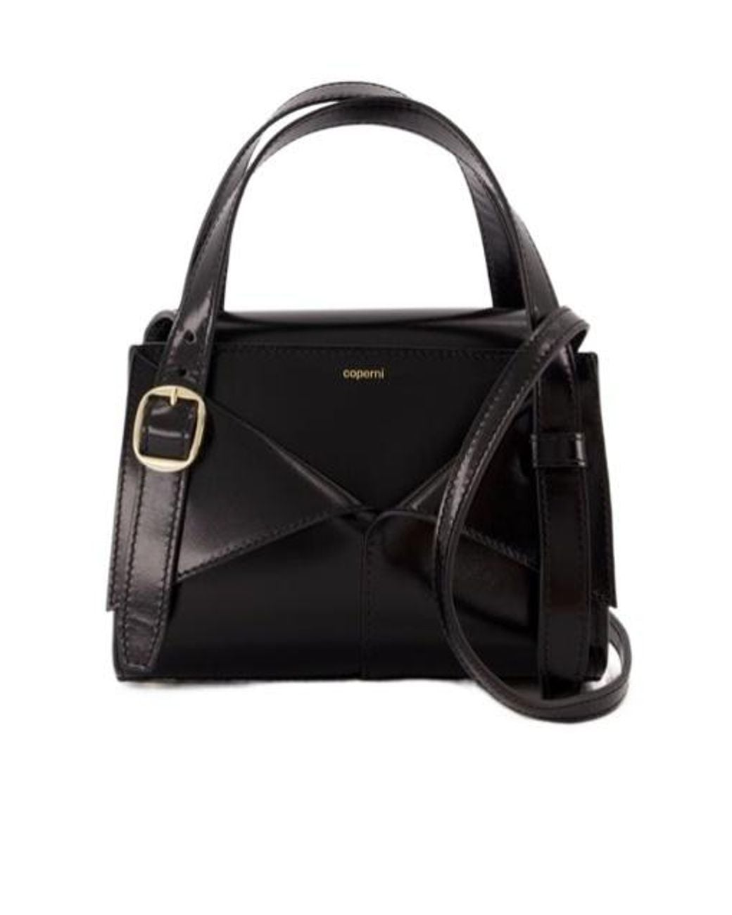 Coperni Black Mini Belt Cabas Tote Bag